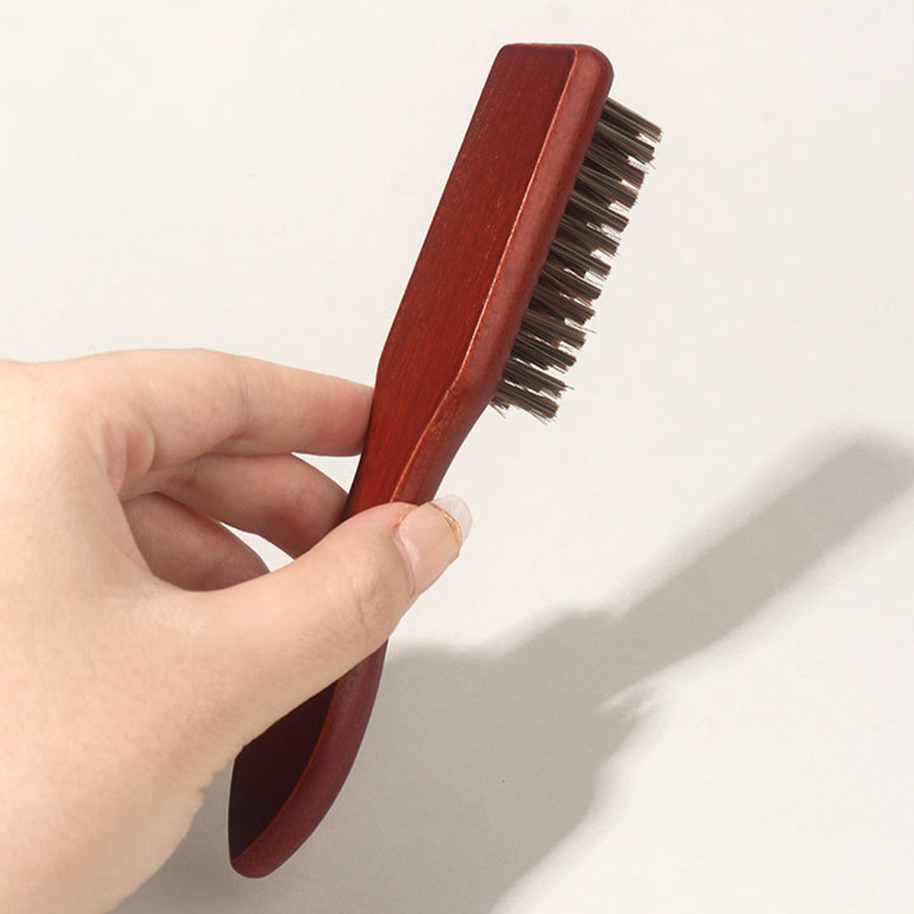 Men'S Grooming And Style - 2個入り ひげ用グルーミングブラシ 木製ブラシ ひげ用コーム 男性用ヘアデタングラー 背毛スタイリング