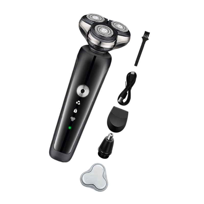 Beard Trimmer Cordless - 2025 新電気トラベルシェーバー男ポケット洗える電子充電式コードレス顔シェービングひげトリマートラベルシェーバー