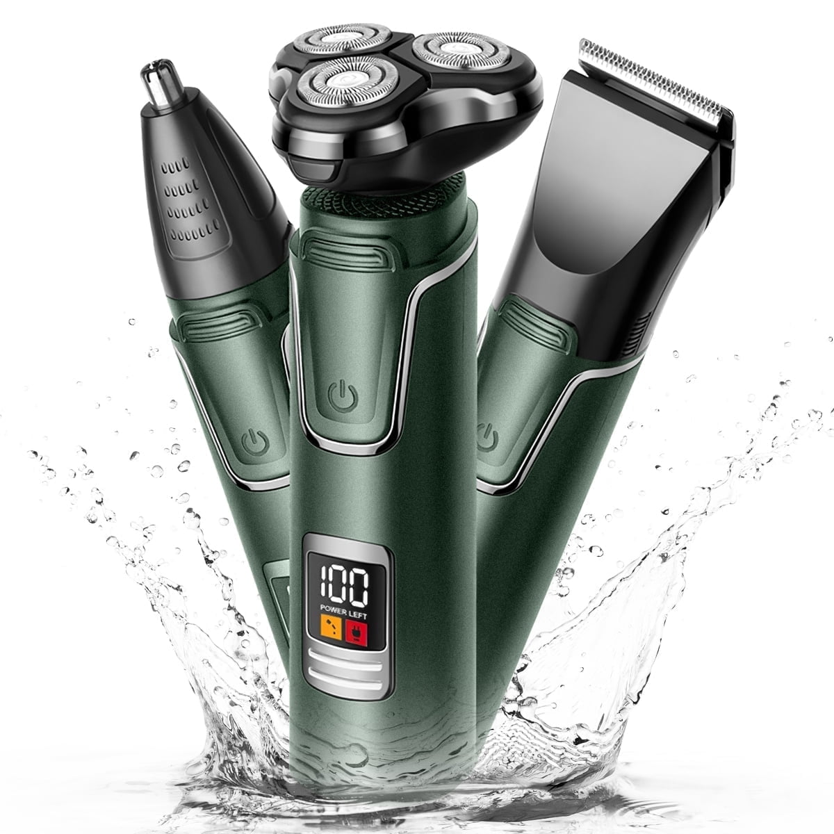 男性用3in1電気シェーバー、充電式電気シェーバー、鼻毛・髭 - Men'S Grooming Razor Kit のレビューと価格