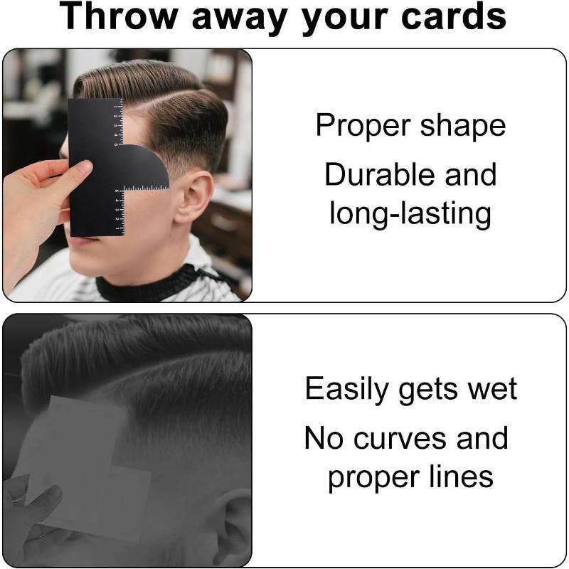 髭の生え際スタイリングガイドカード ポータブルラインアップシ - Men'S Grooming Guide のレビューと価格