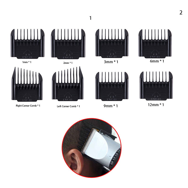 ヘアカットガイドコーム 4本セット プロ用理髪サロン グルー - Men'S Grooming Guide のレビューと価格