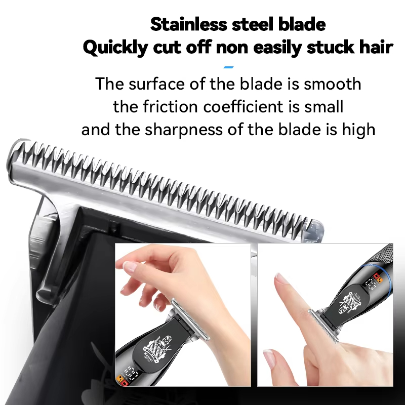 Kemei KM-1772 7000 RPM ヘアクリッパー - Beard Trimmer Cordless のレビューと価格