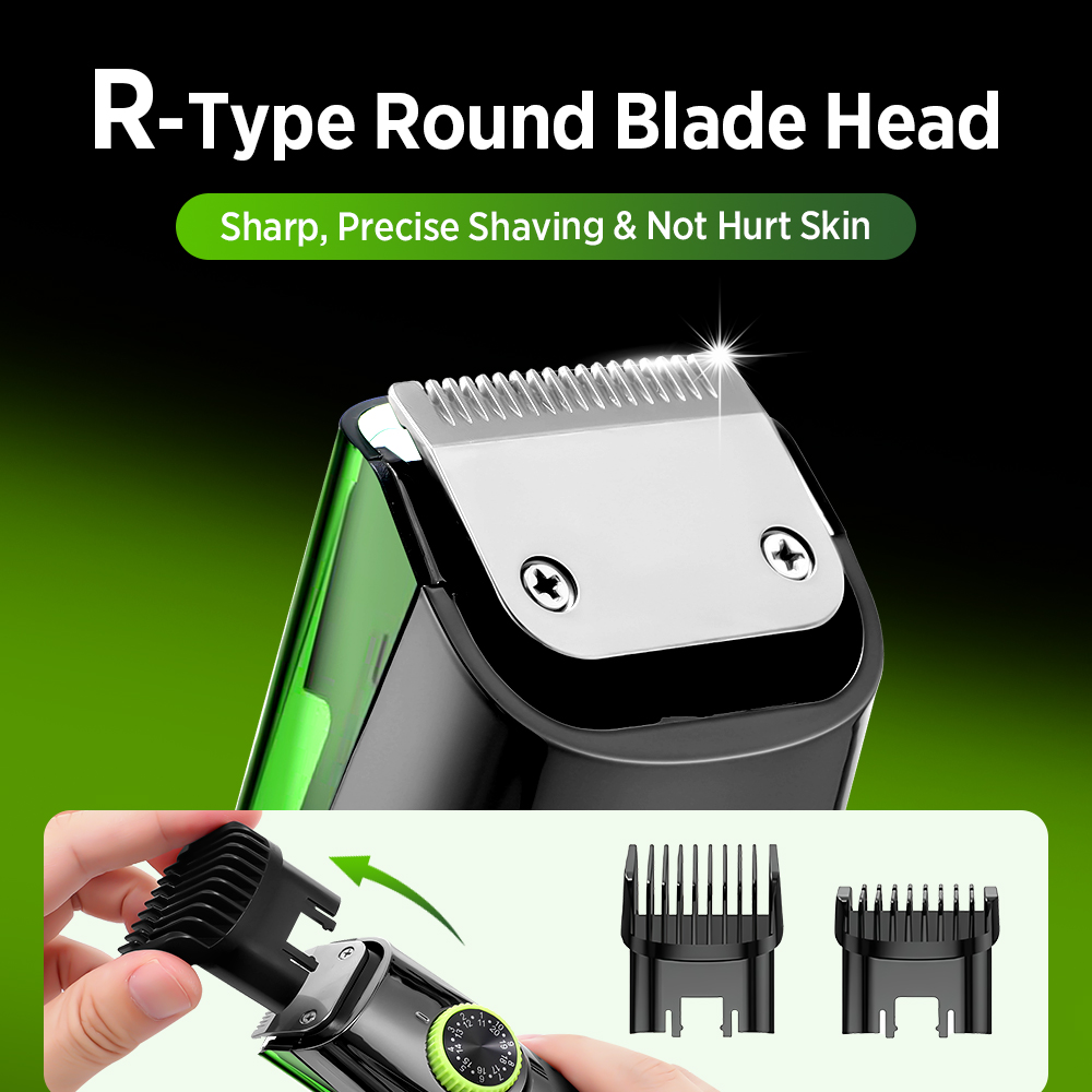 コードレスメンズ真空ひげトリマー充電式口ひげトリマーIPX6 - Beard Trimmer Cordless のレビューと価格