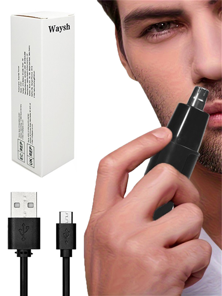 Waysh 電動鼻毛トリマー USB 充電式 無痛耳眉毛リム - Men'S Grooming Razor Kit のレビューと価格