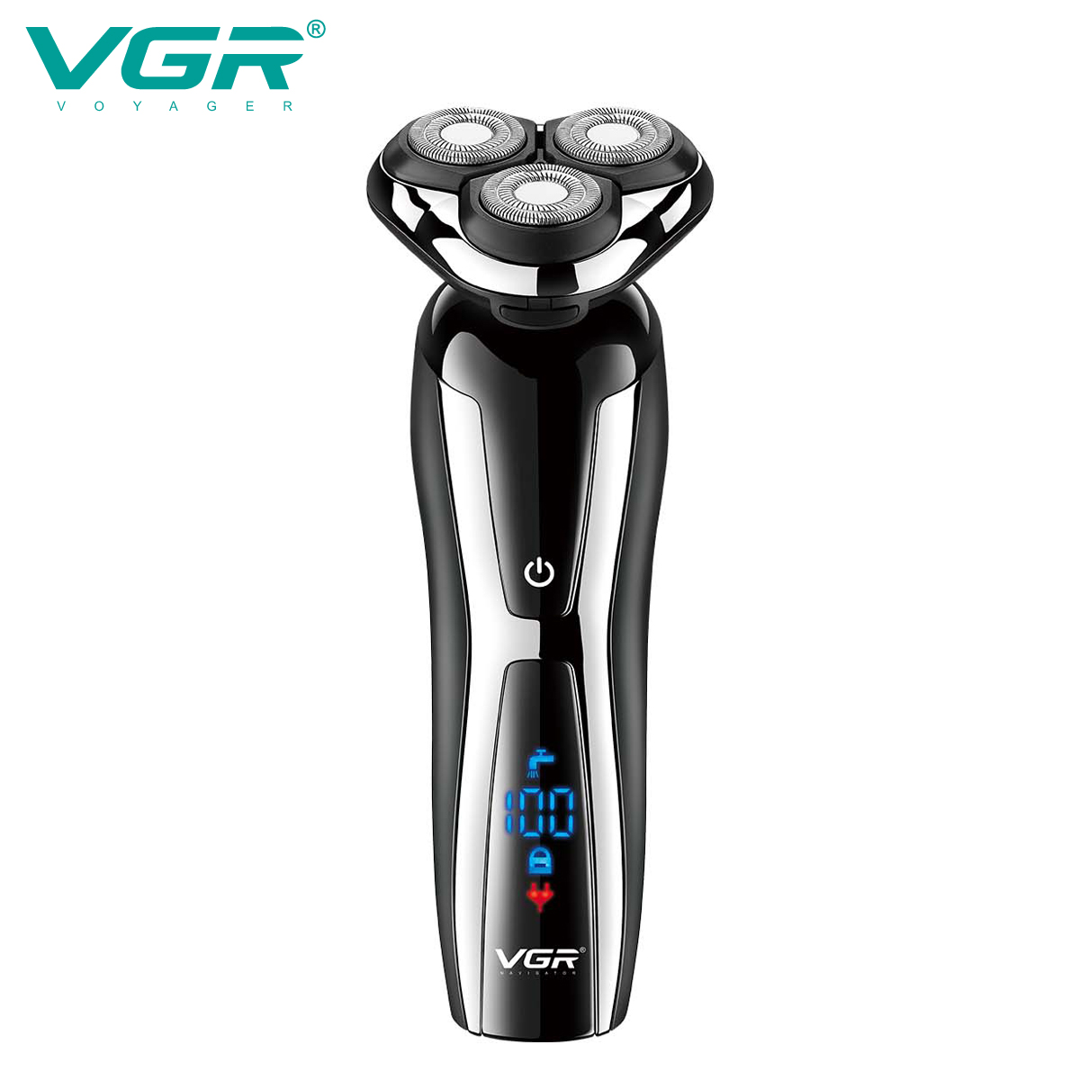 VGR ウェットドライ電気シェーバー男性用ロータリーひげ電気 - Men'S Grooming Razor Kit のレビューと価格