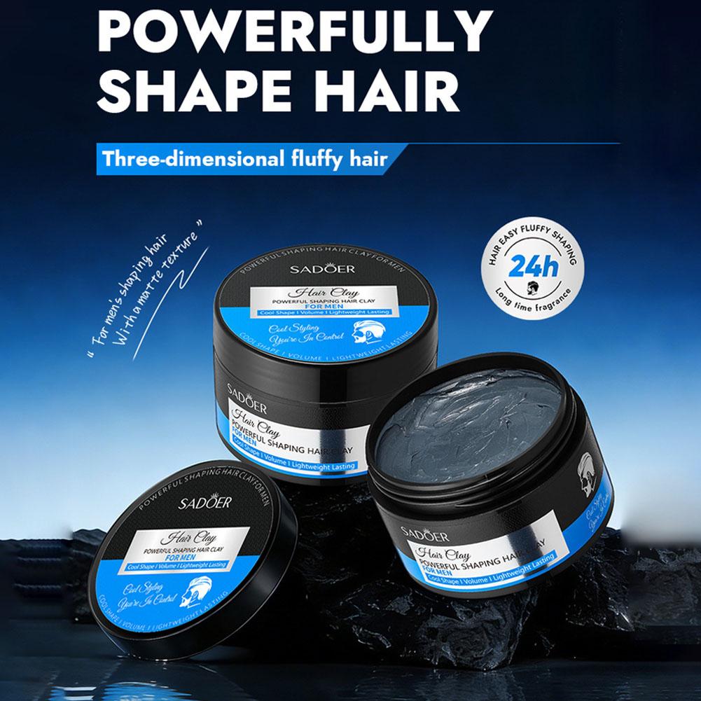 マットヘアスタイリングクレイ強力ホールド非脂っこいヘアワック - Men'S Grooming And Style のレビューと価格