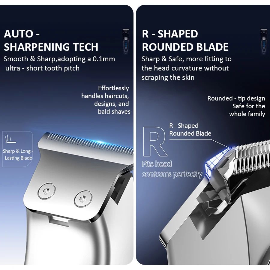 T字型刃ヘアクリッパー ミニ電動トリマー 2段階速度調整 コ - Beard Trimmer Cordless のレビューと価格
