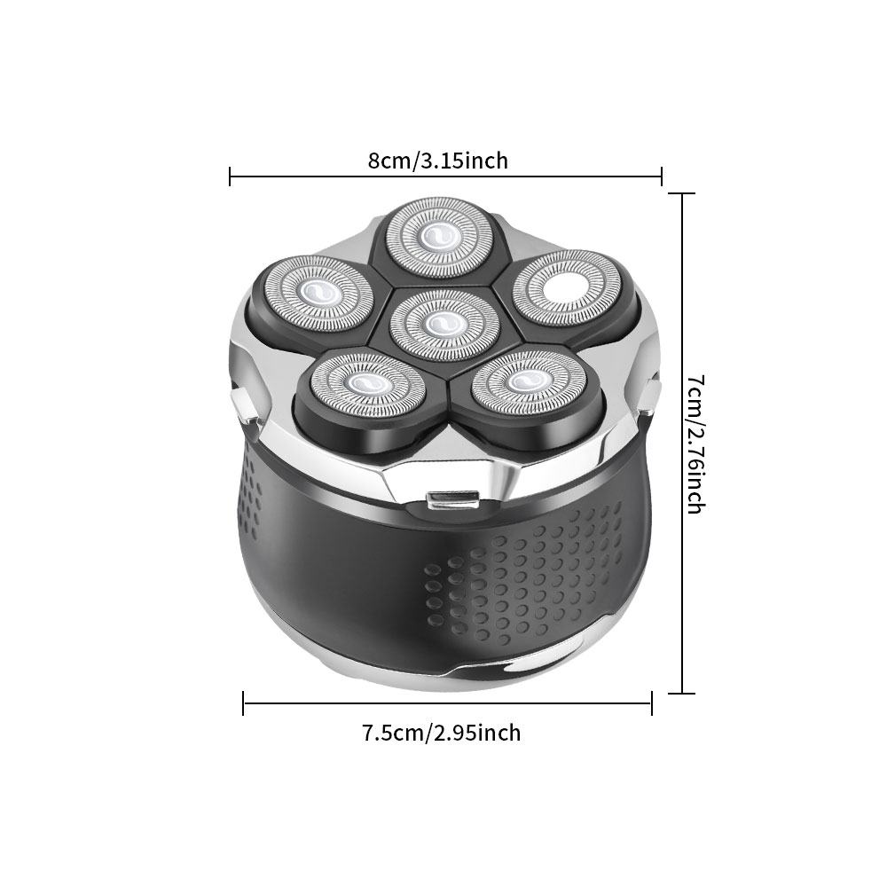HIENA HYN-702 6ヘッド電気シェーバー メンズ用 - Men'S Grooming Razor Kit のレビューと価格
