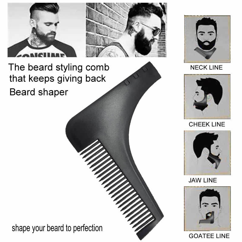 ひげ整形ツール 滑り止めラインアップガイド コーム付き シャ - Men'S Grooming Guide のレビューと価格