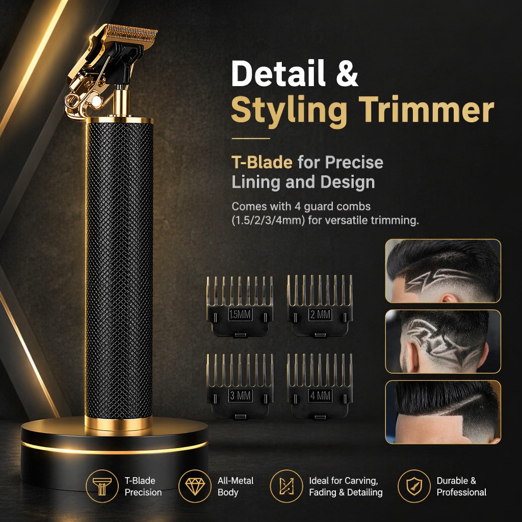 プロ仕様の4-in-1ヘアクリッパー＆トリマーセット（男性用 - Men'S Grooming Guide のレビューと価格