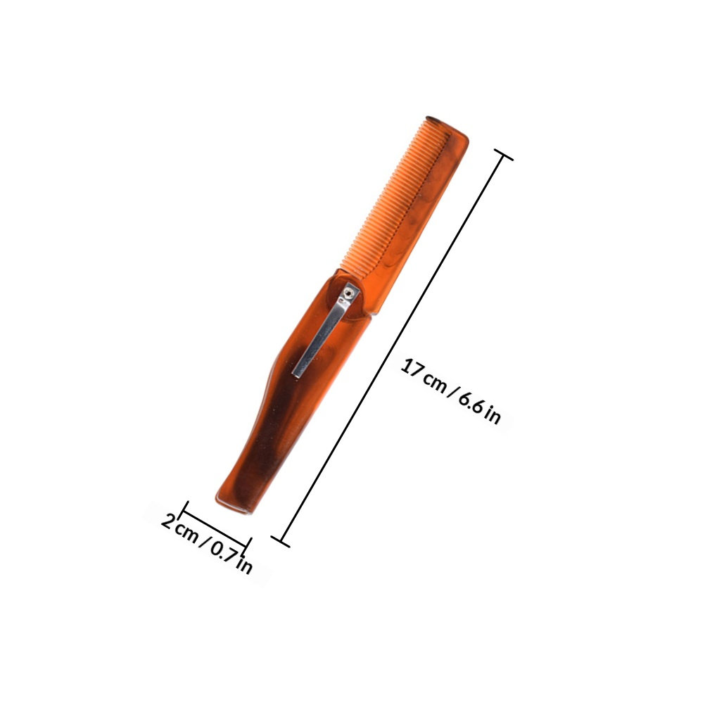 折りたたみ式ヘアコーム男性用ポータブルポケットひげ櫛細歯スタ - Men'S Grooming And Style のレビューと価格