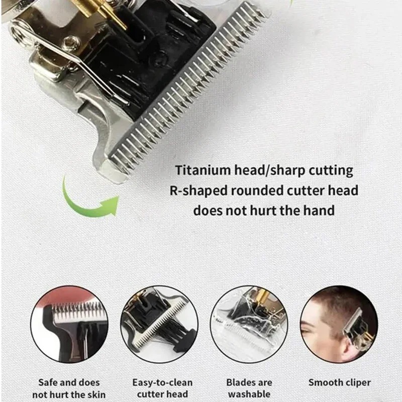 T9 洗えるヘアトリマー男性コードレス電気バリカン USB  - Beard Trimmer Cordless のレビューと価格