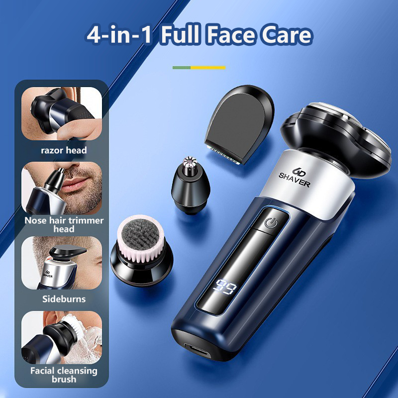 レノボ男性用電気かみそりシェーバーヘッド洗える高速充電フロー - Men'S Grooming Razor Kit のレビューと価格