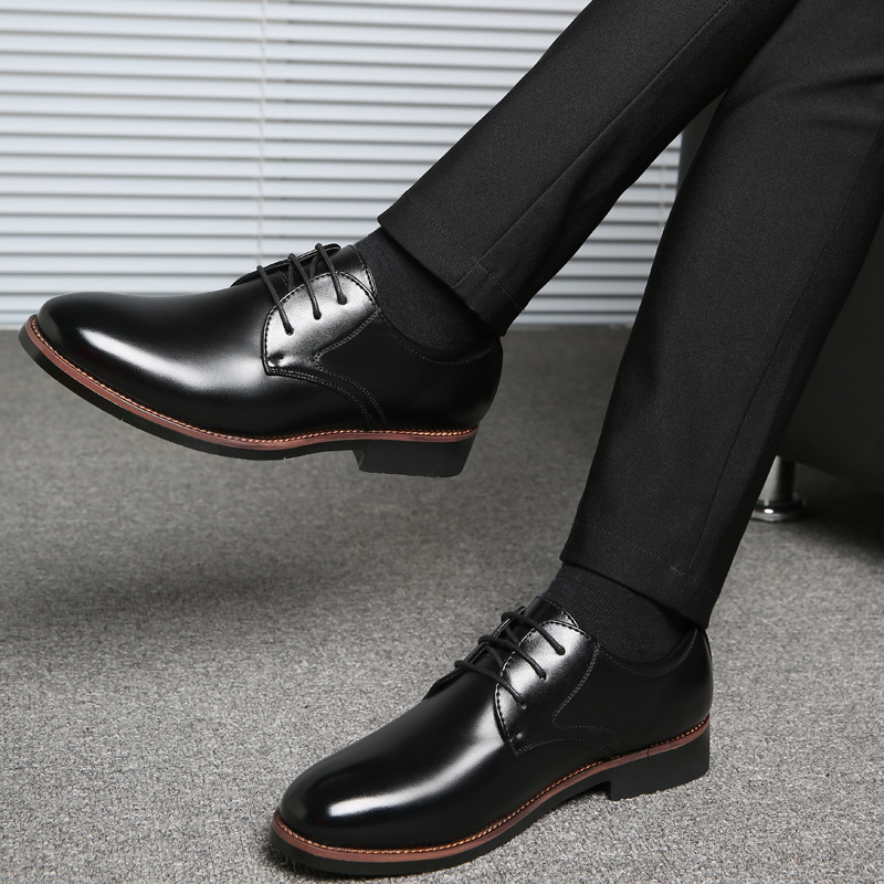 メンズビジネスフォーマルカジュアルレザーシューズ、英国風韓国 - Men'S Grooming And Style のレビューと価格