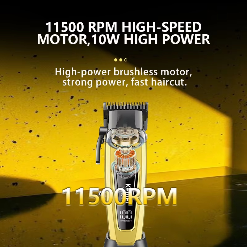 KEMEI メンズヘアトリマー、コードレスプロフェッショナル - Beard Trimmer Cordless のレビューと価格
