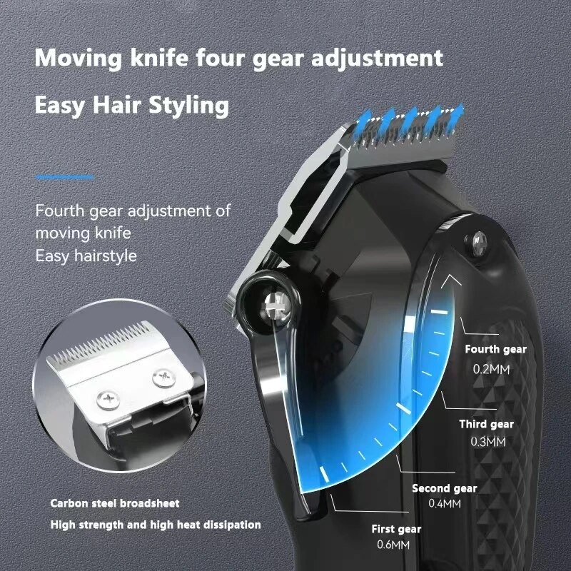 Kemei-男性用電動バリカン,コードレスおよび充電式バリカ - Beard Trimmer Cordless のレビューと価格