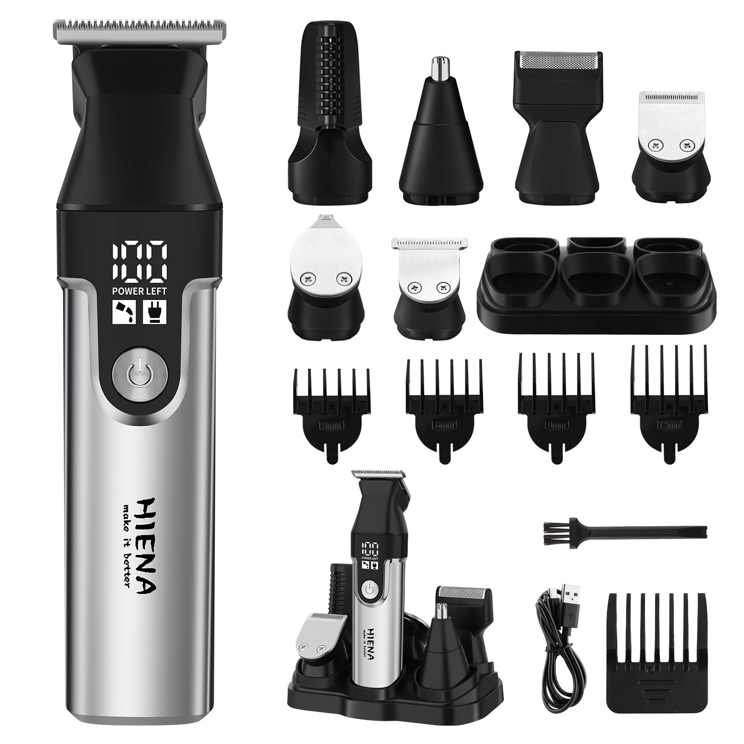 HIENAプロフェッショナル多機能バリカンセット、R型調整可 - Men'S Grooming Guide のレビューと価格