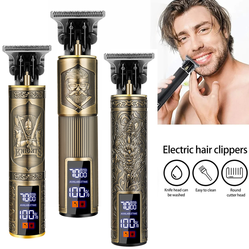 コードレス T9 ヘアトリマー男性用 USB 高速充電電気シ - Beard Trimmer Cordless のレビューと価格